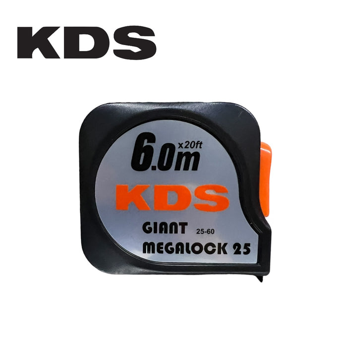 KDS Giant Megalock Measuring Tape (6.0M / 7.5M / 8.0M)