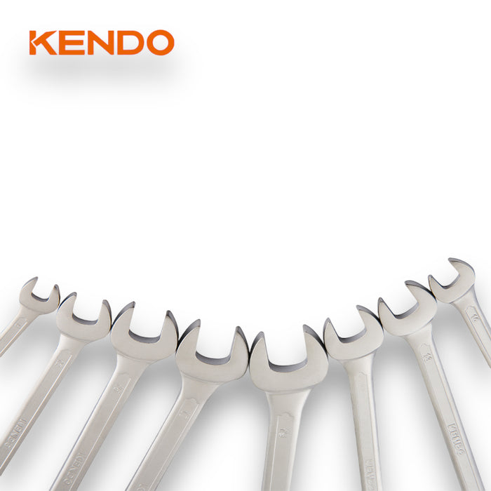 KENDO 8pc Deep Offset Combination Spanner Set - 15201