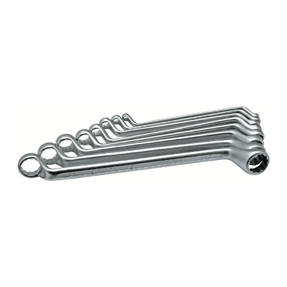 ELORA 110S-M DOUBLE ENDED RING SPANNERS SET METRIC