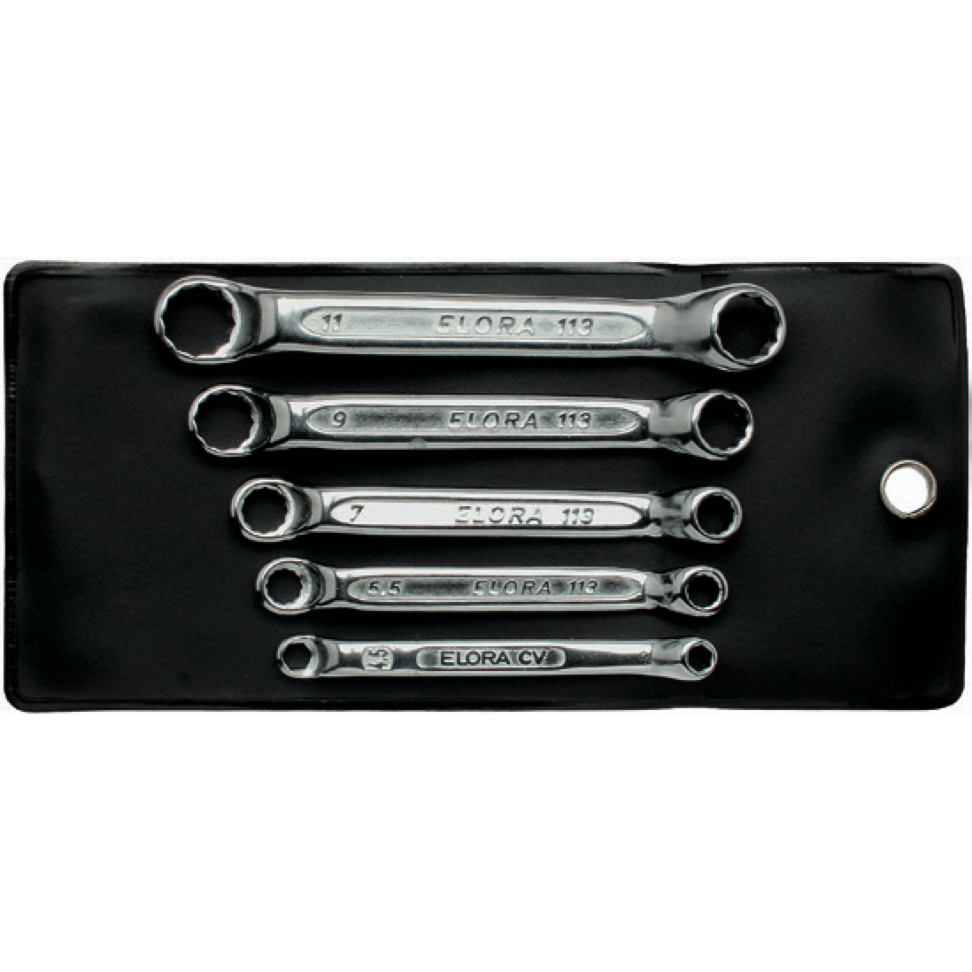 ELORA 113S 3M/5M DOUBLE ENDED RING SPANNERS SET METRIC