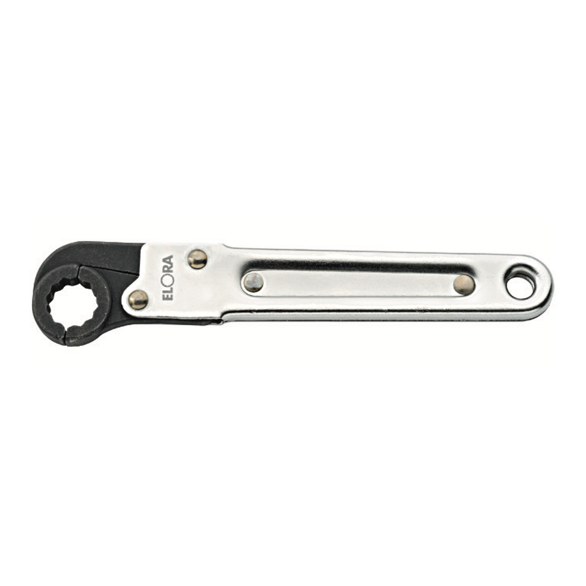 ELORA 117 RING RATCHET SPANNER, HINGED