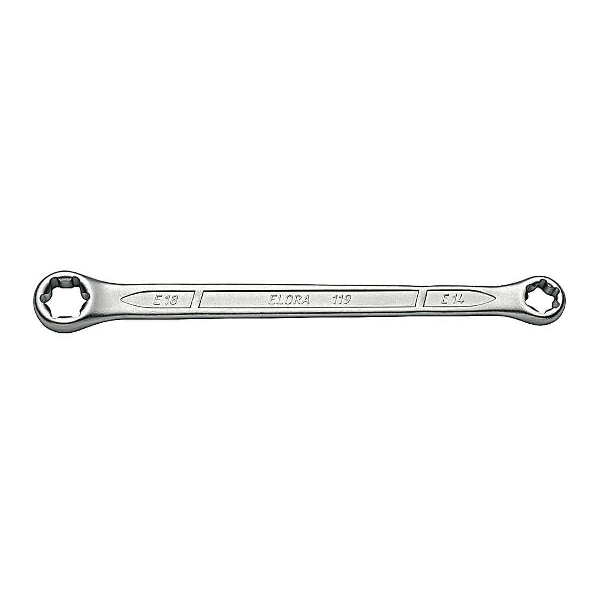 ELORA 119TXE DOUBLE ENDED RING SPANNER FOR OUTSIDE Main image