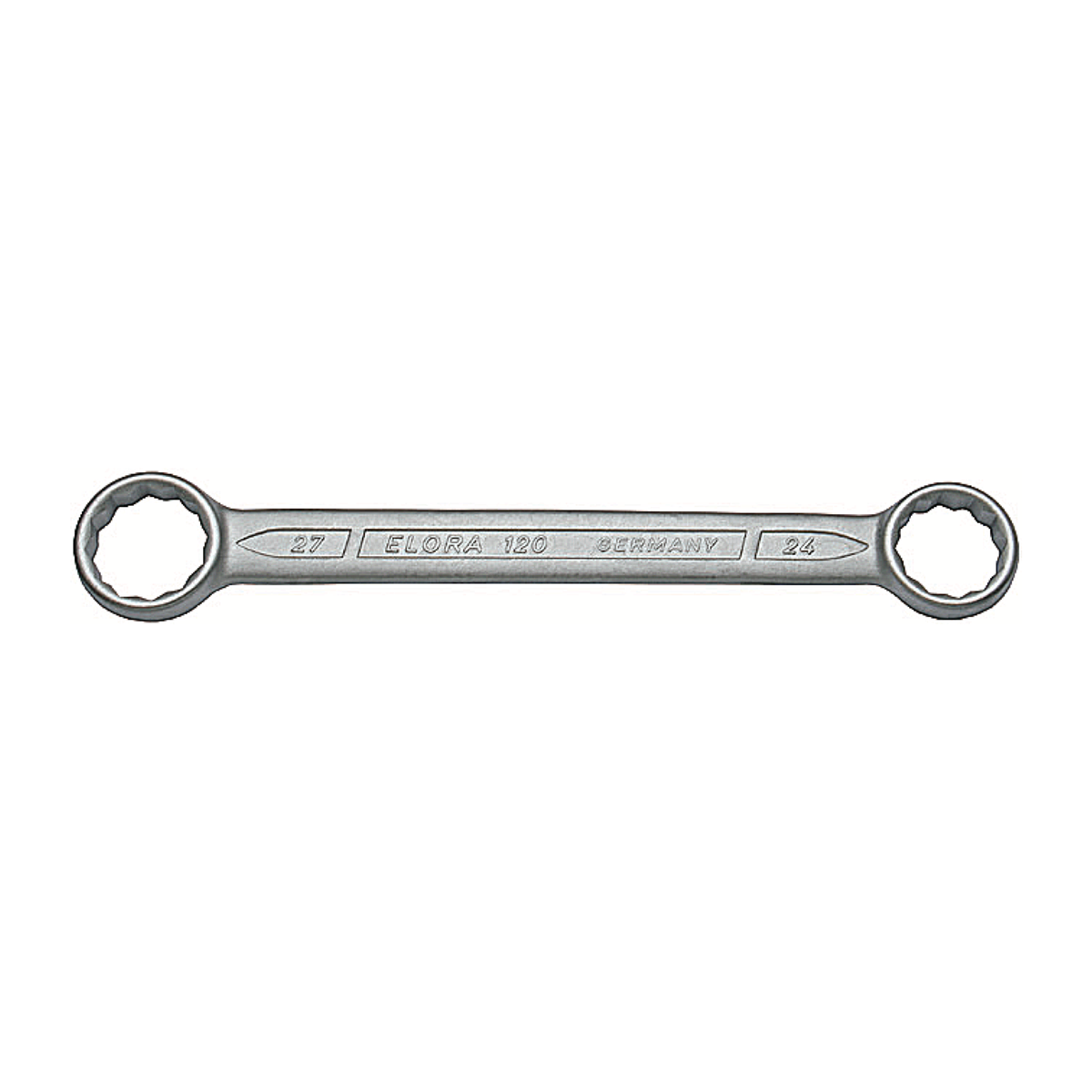 ELORA 120 DOUBLE ENDED RING SPANNER METRIC STRAIGHT Main image
