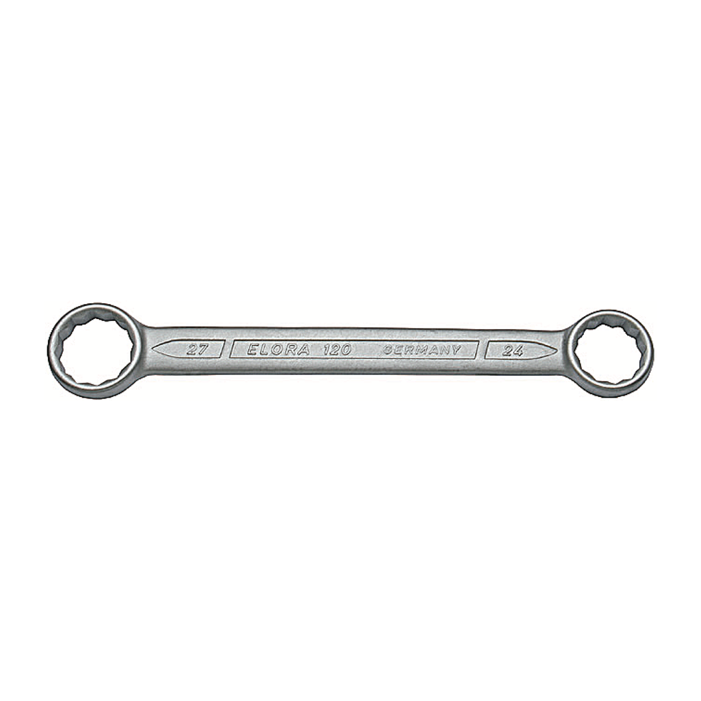 ELORA 120 DOUBLE ENDED RING SPANNER METRIC STRAIGHT