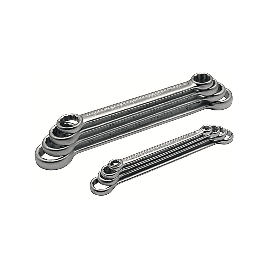 ELORA 120S DOUBLE ENDED RING SPANNER SET, STRAIGHT