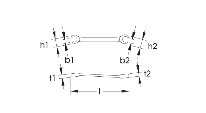 ELORA 121 OPEN RING SPANNER METRIC Secondary image