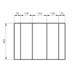 ELORA 1210-ET 6 DRAWER SEPERATOR ROLLER TOOL CABINET /TROLLEY
