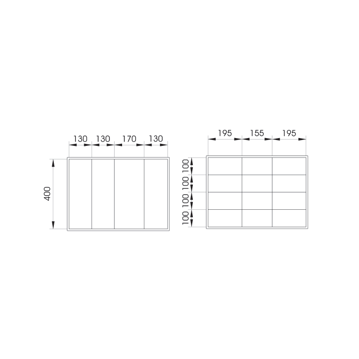 ELORA 1220-FTS160 SEPARATING PLATES SET 160MM Main image