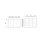 ELORA 1220-TBS100 SEPARATING PLATES 3 PCS 100MM