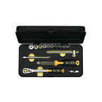 ELORA 1430-MU 1/4" HEXAGON SOCKET SET METRIC - 16 PCS