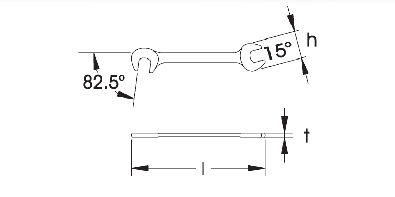 ELORA 146 OBSTRUCTION WRENCHES METRIC