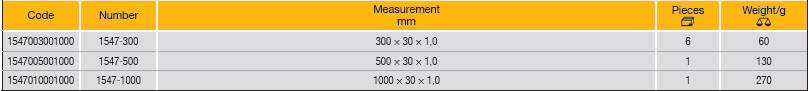 ELORA 1547 FLEXIBLE STEEL RULE