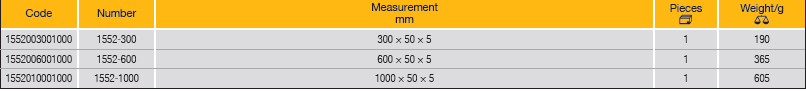 ELORA 1552 ALUMINIUM RULER