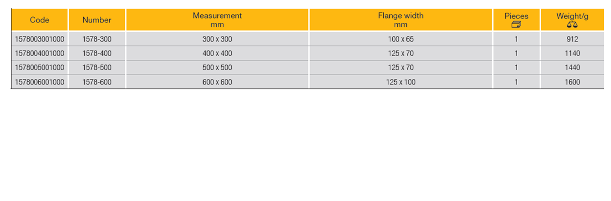ELORA 1578 FLANGE STEEL SQUARE Secondary image