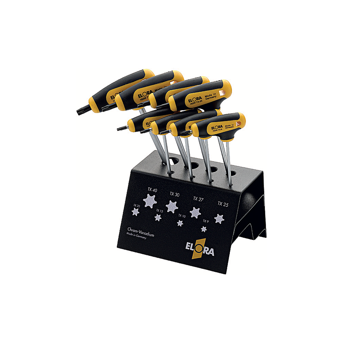 ELORA 162-SWTX TORX KEY SET WITH T-HANDLE
