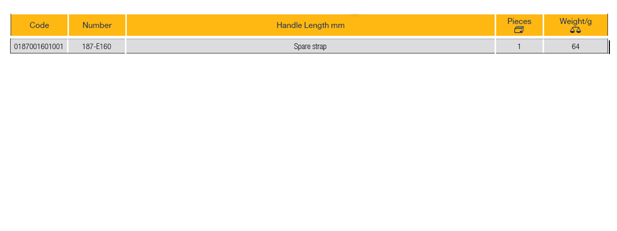ELORA 187-E160 STRAP WRENCH SPARE STRAP Secondary image