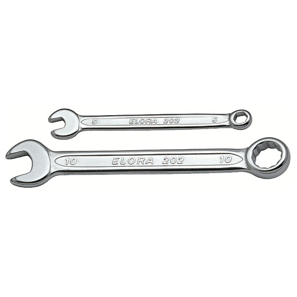 ELORA 202 COMBINATION SPANNER, EXTRA SHORT