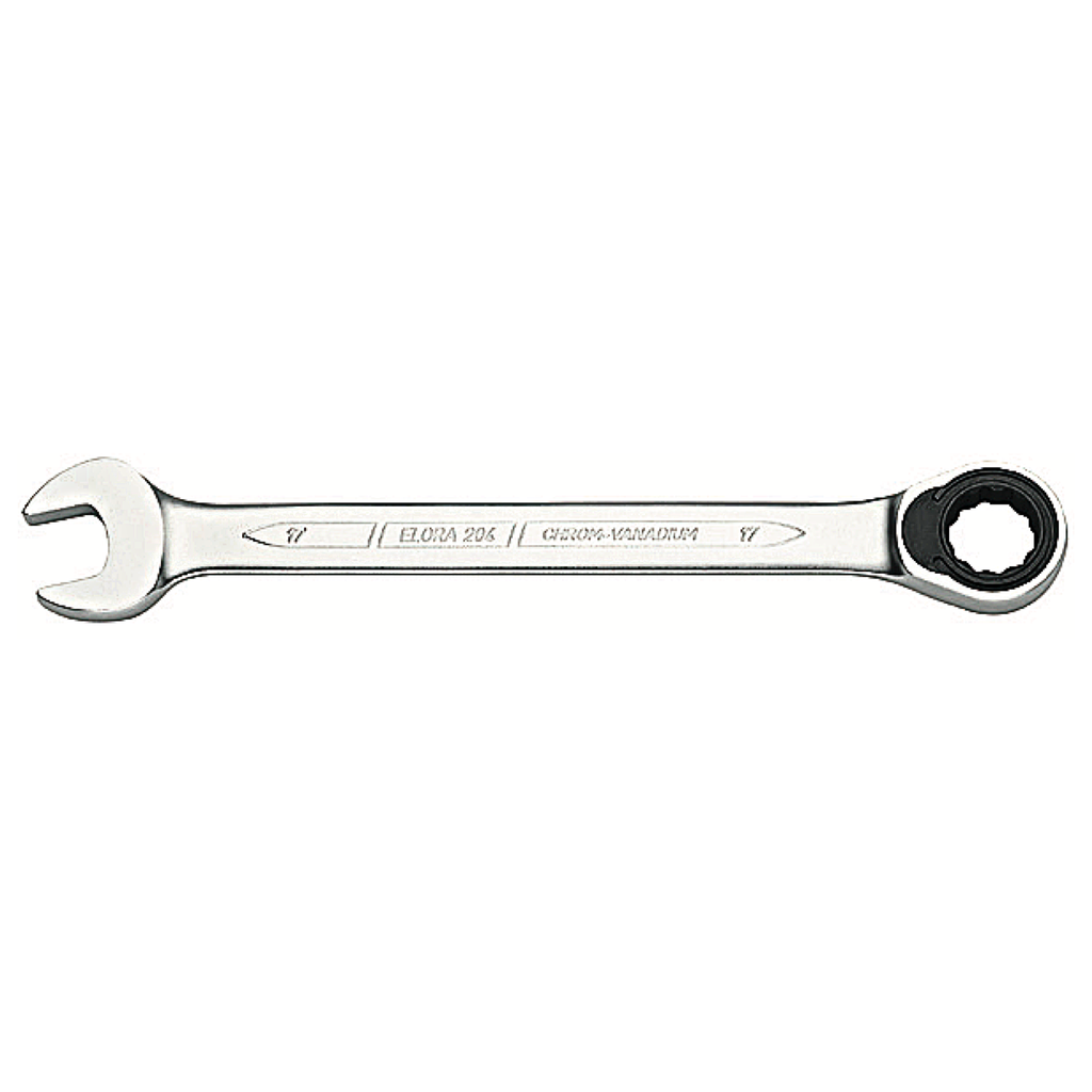 ELORA 204-32 COMBINATION SPANNER RING RATCHET METRIC