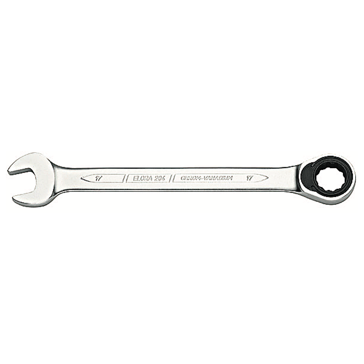 ELORA 204 COMBINATION SPANNER RING RATCHET METRIC