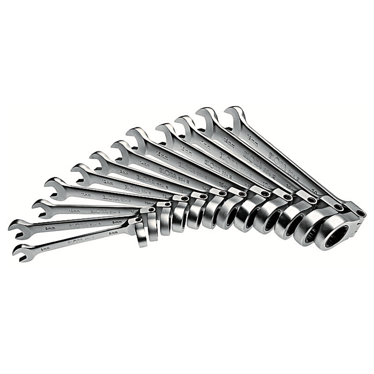 ELORA 204RS12M COMBINATION SPANNER RING RATCHET