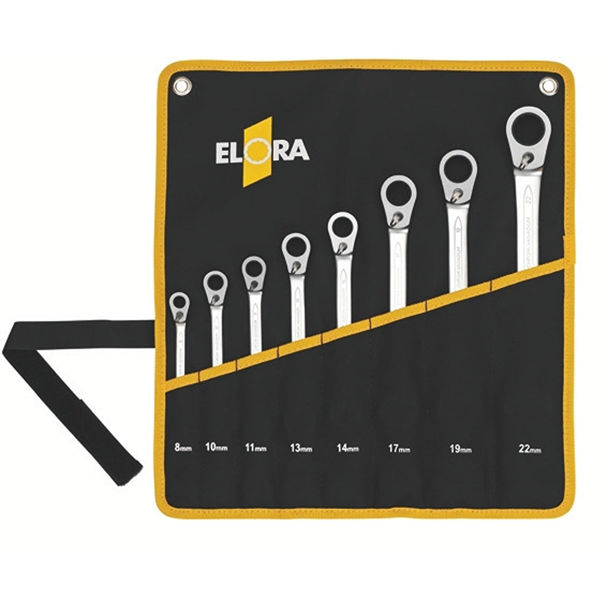 ELORA 204S-8AFT COMBINATION SPANNER RING RATCHET