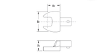 ELORA 2056 OPEN ENDED SPANNER METRIC INSERT TOOL