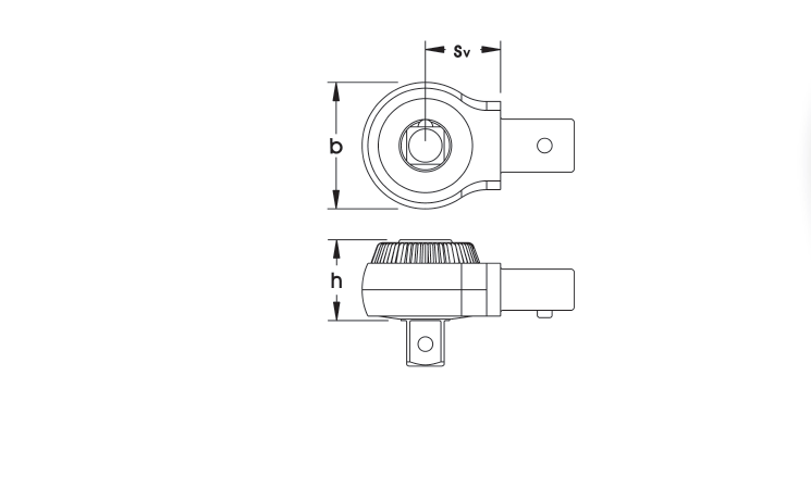 ELORA 2072 RATCHET INSERT TOOL, FINE TOOTH