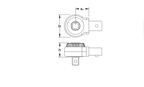 ELORA 2076-1 RATCHET INSERT TOOL, FINE TOOTH