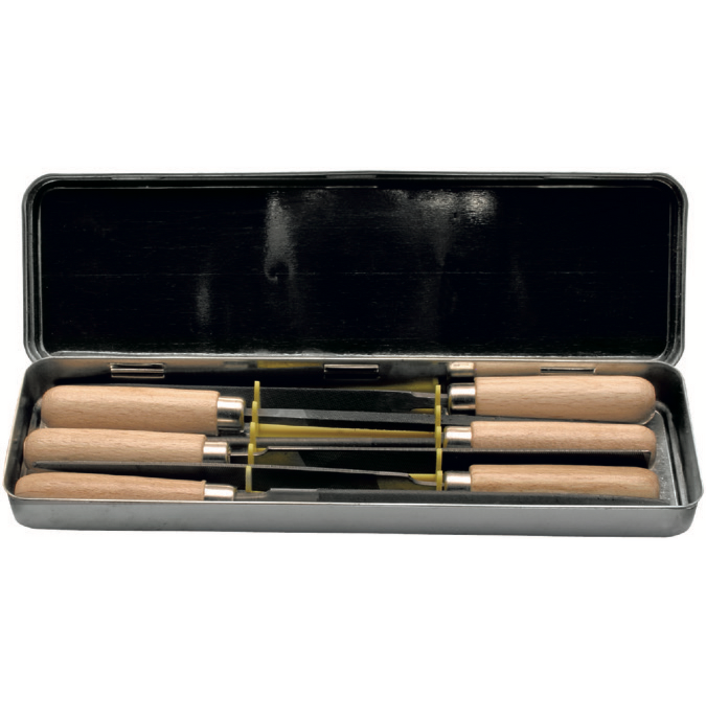 ELORA 254S-HB KEY FILE SET WITH WOODEN HANDLE