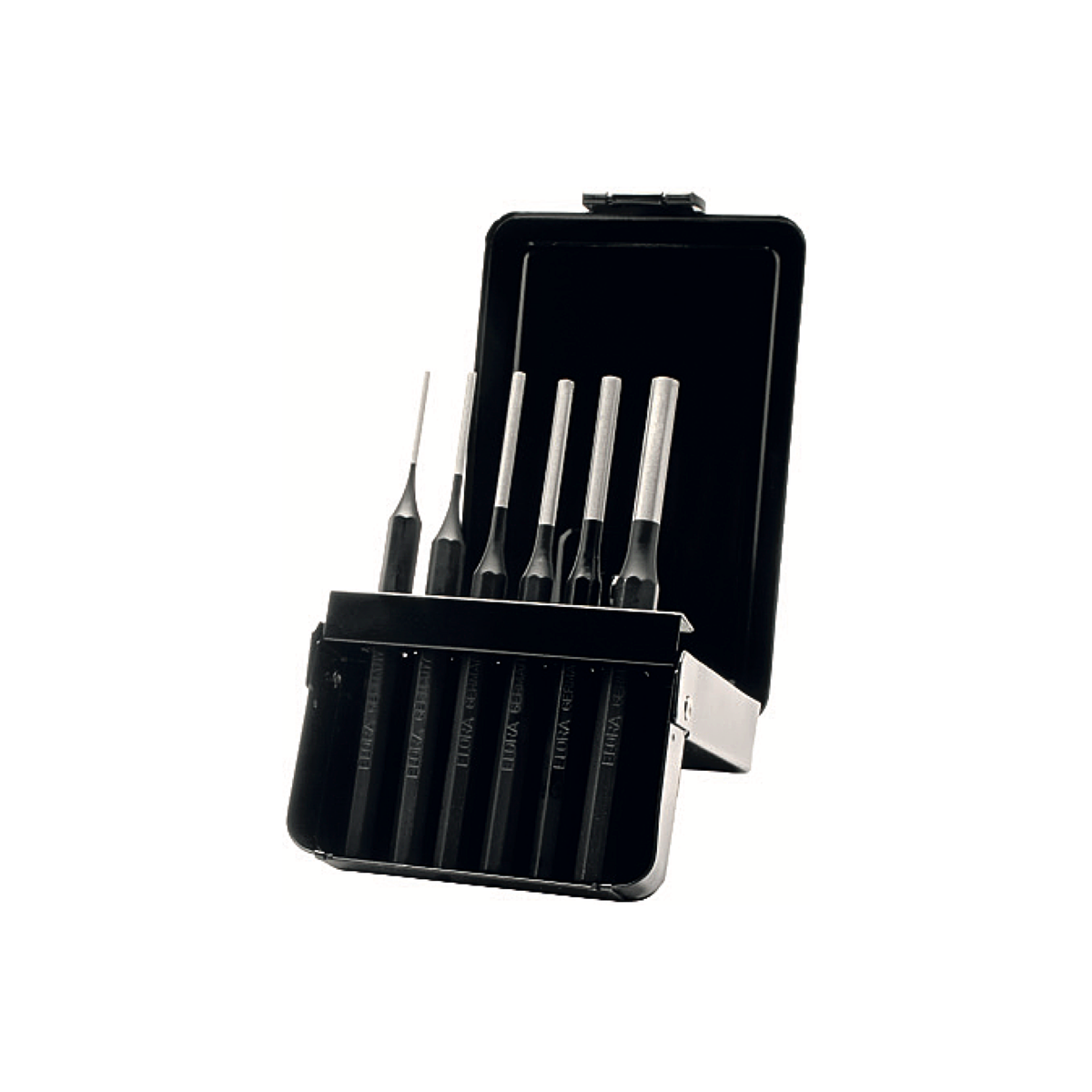 ELORA 271K PARALLEL PIN PUNCH SET IN METAL BOX