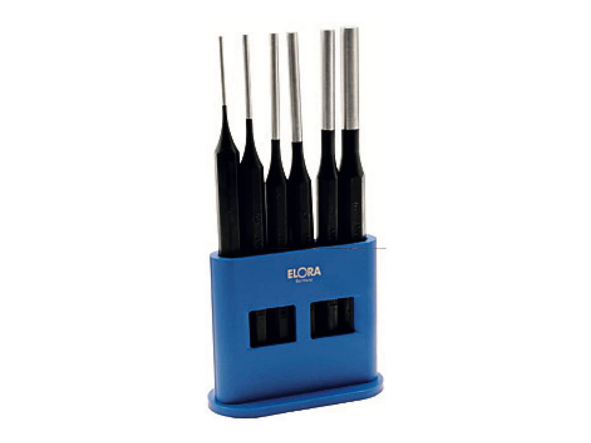ELORA 271K PARALLEL PIN PUNCH SET IN METAL BOX