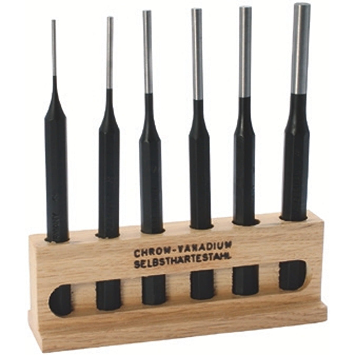 ELORA 271KS PARALLEL PIN PUNCH SET IN PLASTIC HOLDER