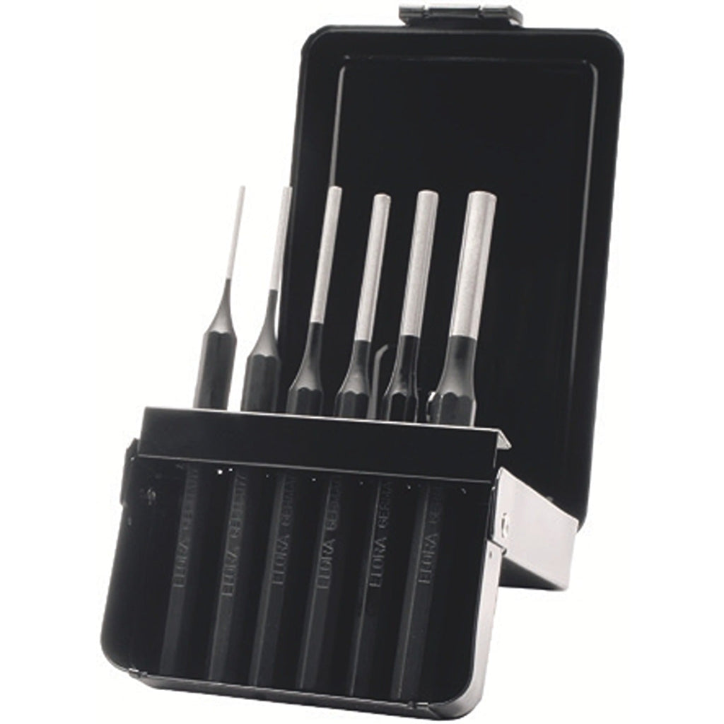 ELORA 271KS PARALLEL PIN PUNCH SET IN PLASTIC HOLDER
