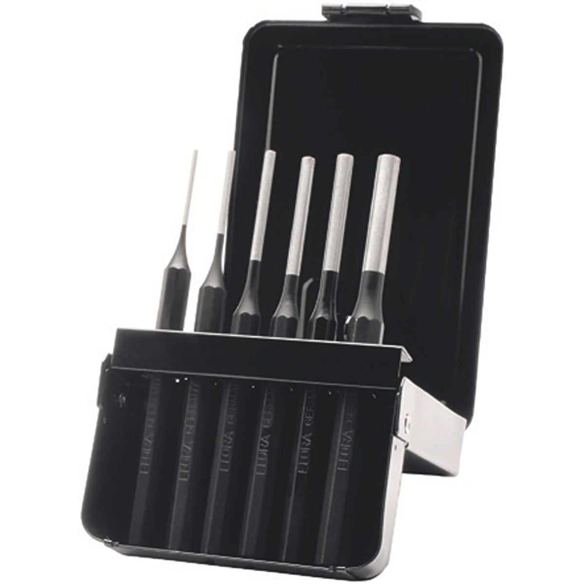 ELORA 271KS PARALLEL PIN PUNCH SET IN PLASTIC HOLDER