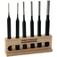 ELORA 271S PARALLEL PIN PUNCH SET IN WOODEN HOLDER