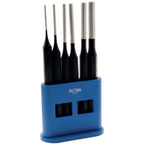 ELORA 271S PARALLEL PIN PUNCH SET IN WOODEN HOLDER