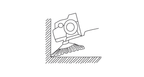 ELORA 2865 CUP BRUSH CORRUGATED STEEL WIRE