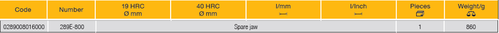 ELORA 289E-800 STEEL WIRE MESH CUTTER SPARE JAW