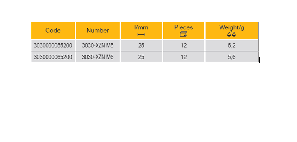 ELORA 3030-XZN SCREWDRIVER BIT 1/4"