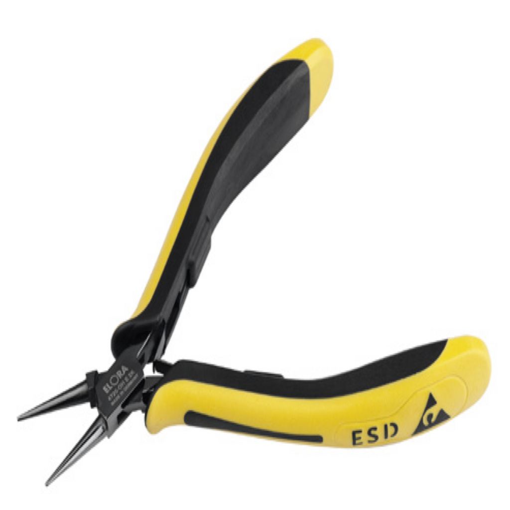 ELORA 4720 ELECTRONIC ROUND NOSE PLIER ESD