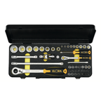 ELORA 714-6MU OMS 1/4" HEXAGON SOCKET SET METRIC AND 1/2"COMBINED