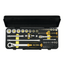 ELORA 714-6MU OMS 1/4" HEXAGON SOCKET SET METRIC AND 1/2"COMBINED