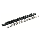 ELORA 770-KL 1/2" SOCKET RAIL 15 SHIFTABLE SOCKET CLIPS