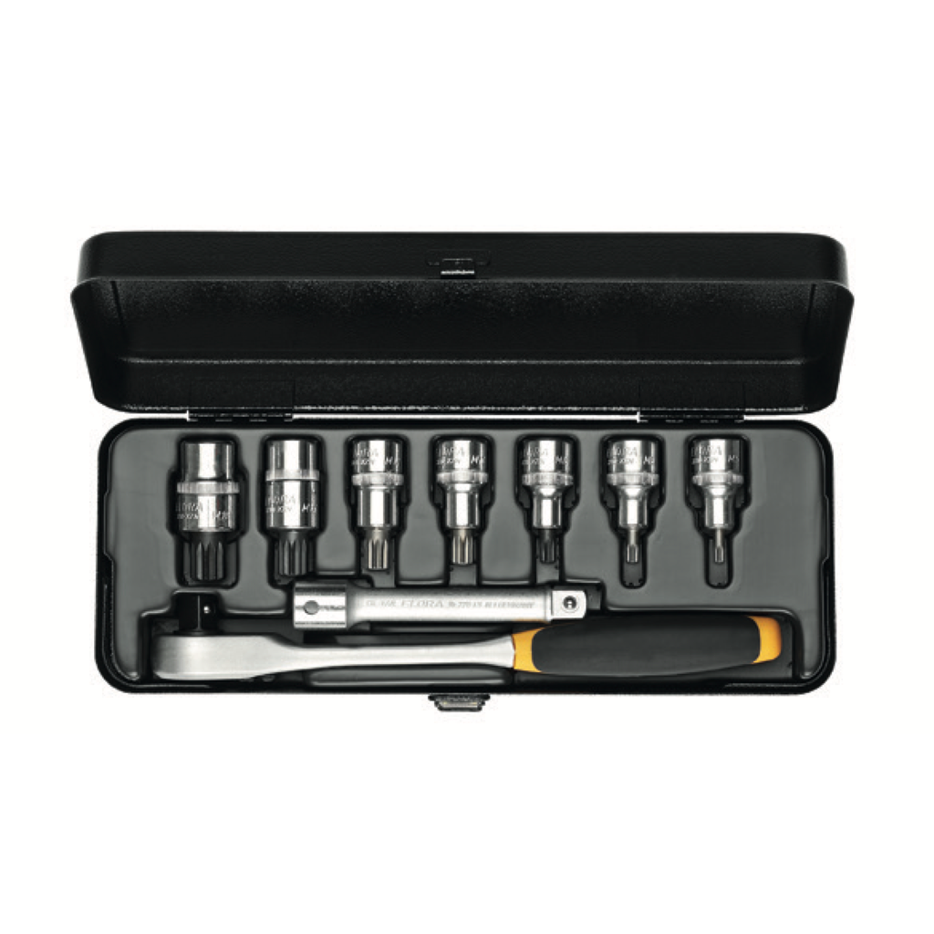 ELORA 770-KXZNU/KXZNK 1/2" BI-HEXAGON SOCKET SET METRIC