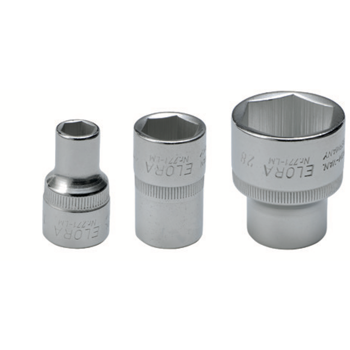 ELORA 770-LA 1/2" BI-HEXAGON SOCKET INCHES
