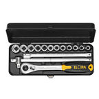 ELORA 770-LKAU 1/2" BI-HEXAGON SOCKET SET INCHES