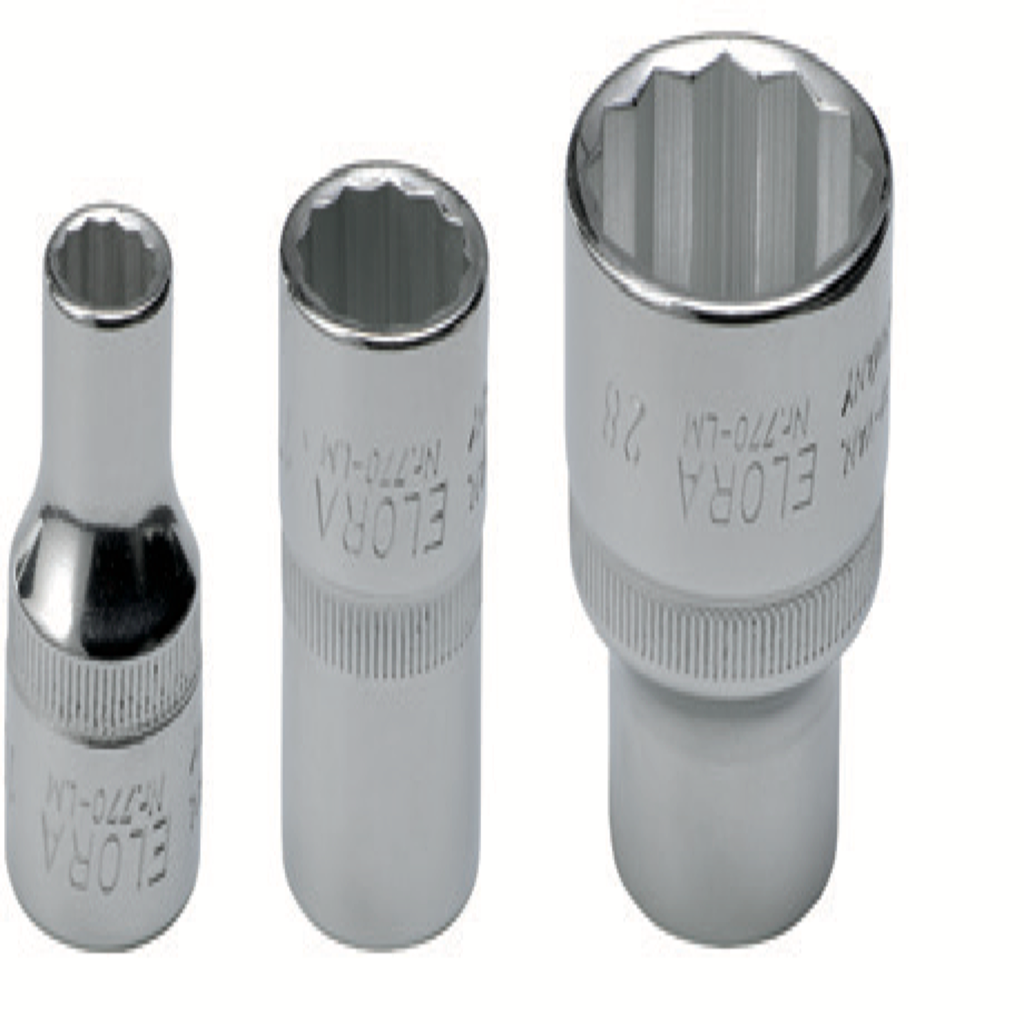 ELORA 770-LM 1/2" BI-HEXAGON SOCKET METRIC