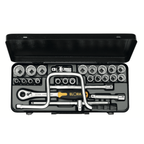 ELORA 770-LMF 1/2" BI-HEXAGON SOCKET SET METRIC 26PCS