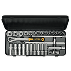 ELORA 770-LTU/LTK 1/2" BI-HEXAGON SOCKET SET METRIC 29PCS