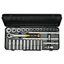 ELORA 770-LTU/LTK 1/2" BI-HEXAGON SOCKET SET METRIC 29PCS